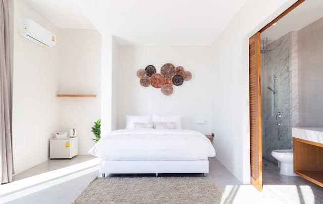 Pool access - one double bed