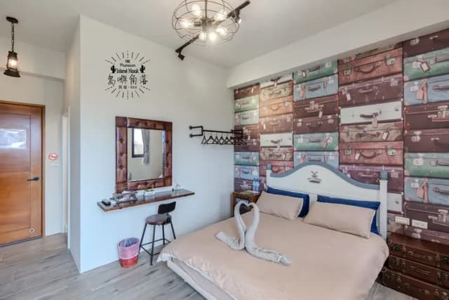 Island Nook B&B Penghu-201 Double Room with Forest View & Balcony, Island Nook B&B Penghu-1