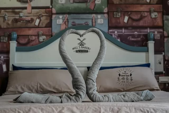 Island Nook B&B Penghu-201 Double Room with Forest View & Balcony, Island Nook B&B Penghu-10