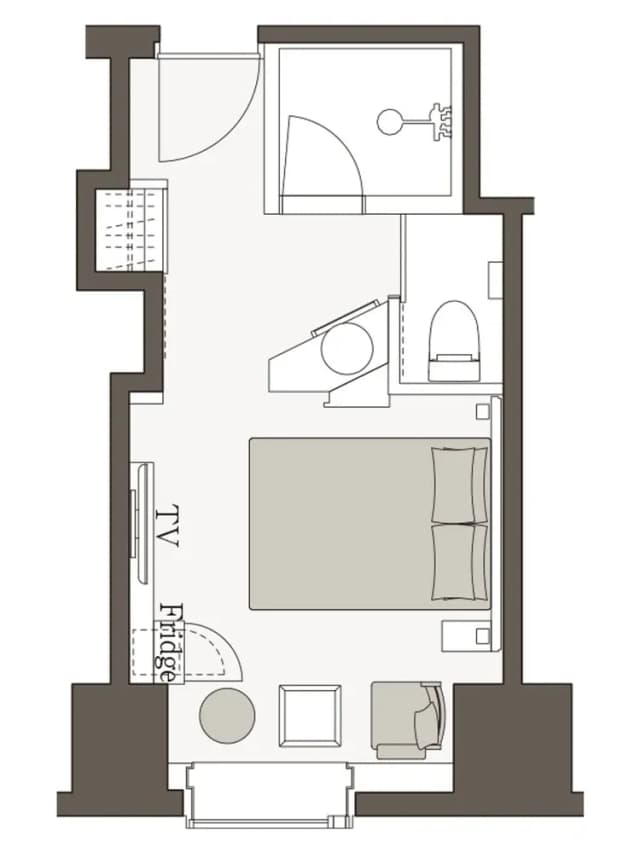 三井花園飯店 日本橋普米爾｜大眾浴場/新日本橋站&三越前站/近日本橋三越本店-標準雙人房｜可帶不佔床兒童(0-5歲) 1位【不挑房】-7