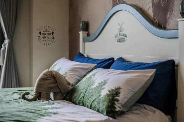 Island Nook B&B Penghu-202 Double Room with Forest View & Balcony, Island nook B&B Penghu-4