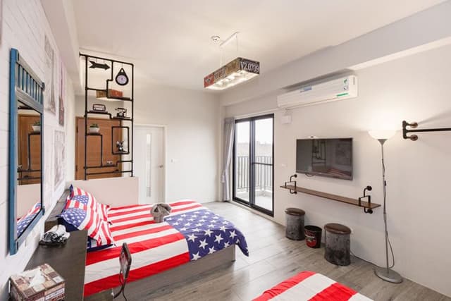 Island Nook B&B Penghu-203 Quadruple Room with Forest View & Balcony, Island Nook B&B Penghu-6