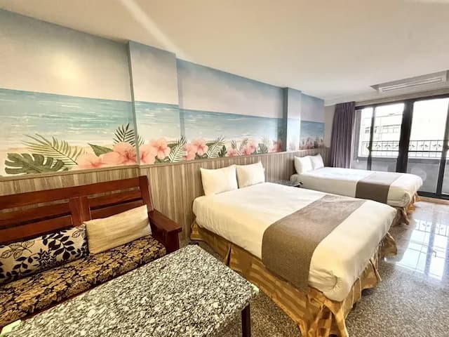 DA XI LAO CHENG,SI-JI-XING-GUAN-Classic quadruple room-1