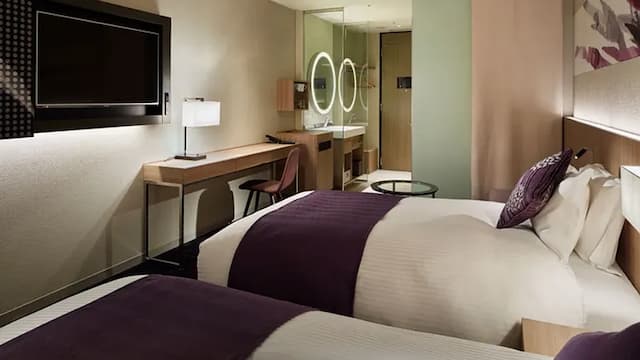 千禧三井花園飯店 東京｜東銀座站步行1分/銀座站步行4分/近銀座UNIQLO-高級雙床房｜可帶不佔床兒童(0-5歲) 2位【不挑房】-2