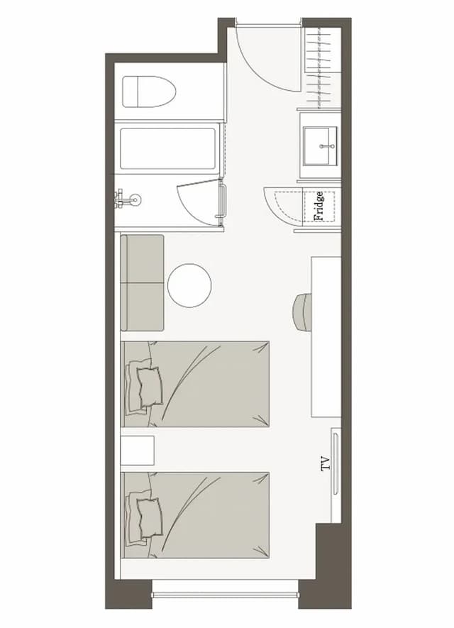 千禧三井花園飯店 東京｜東銀座站步行1分/銀座站步行4分/近銀座UNIQLO-高級雙床房｜可帶不佔床兒童(0-5歲) 2位【不挑房】-5