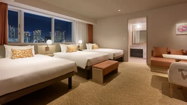 Mitsui Garden Hotel Ginza Tsukiji-Deluxe Triple (+Extra Bed)｜Three children (0-5 years old) can be brought without occupying a bed [no room selection]-3
