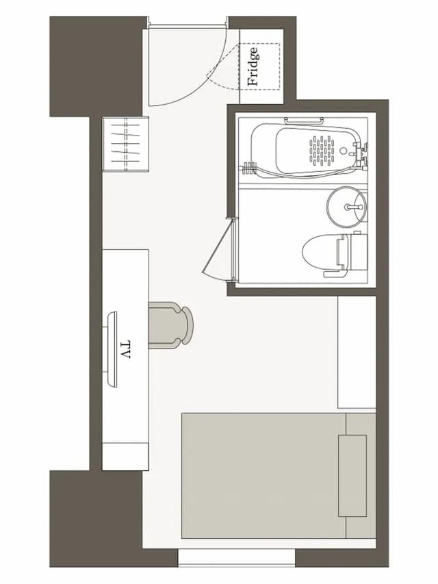 三井花園飯店 上野｜上野站步行1分/近上野丸井01百貨-熊貓: 標準加大雙人床房｜可帶不佔床兒童(0-5歲) 1位【不挑房】-3
