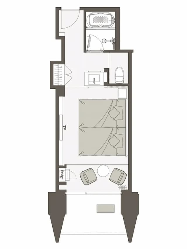 Mitsui Garden Hotel Jingu Gaien Premier-Standard Twin (with balcony)｜Two children (0-5 years old) can be brought without occupying a bed [no room selection]-6