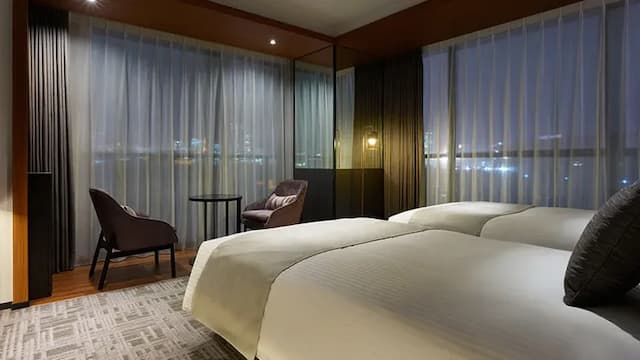 Mitsui Garden Hotel Jingu Gaien Premier-Deluxe Twin (with balcony)｜Two children (0-5 years old) can be brought without occupying a bed [no room selection]-4