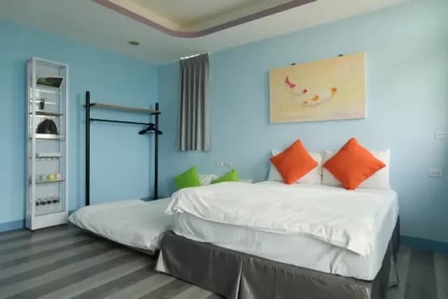 아타미 펑후완 홈스테이 (Atami Penghuwan Homestay)-Ocaen view room l Quadruple Room with Sea View-8