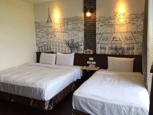 馬丁威旅店-三人房 - 有陽台-3