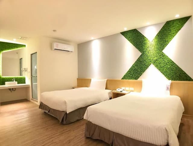 馬丁威旅店-雙床房－無窗-2