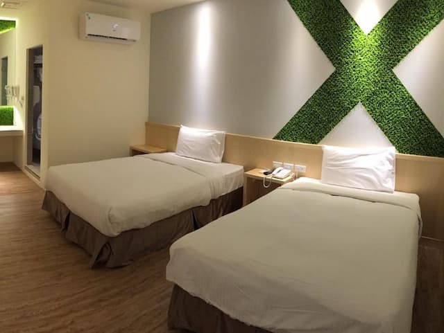馬丁威旅店-雙床房－無窗-6