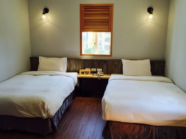 馬丁威旅店-客房(兩床) - 有窗-3