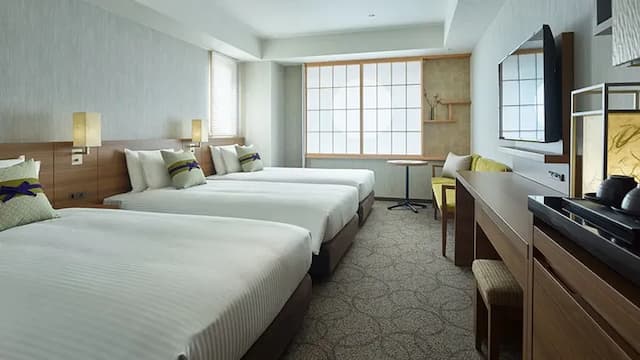 三井花園飯店 京都站前｜京都站步行1分-標準三床房｜可帶不佔床兒童(0-5歲) 3位【不挑房】-1