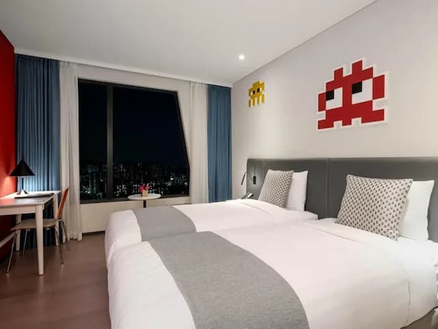 ibis Styles Ambassador Seoul Yongsan-Superior Twin Room-6
