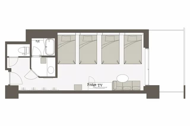 三井花園飯店 PRANA東京灣｜大眾浴場/免費接駁來往東京迪士尼-豪華四人房: 三人入住｜可帶不佔床兒童(0-5歲) 3位【不挑房】-3