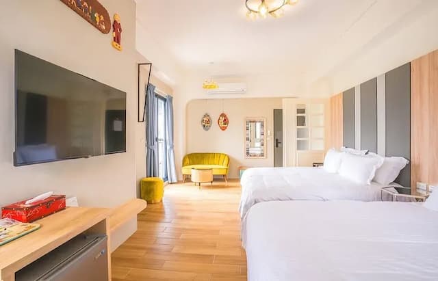 綠道74民宿-山景四人房-1