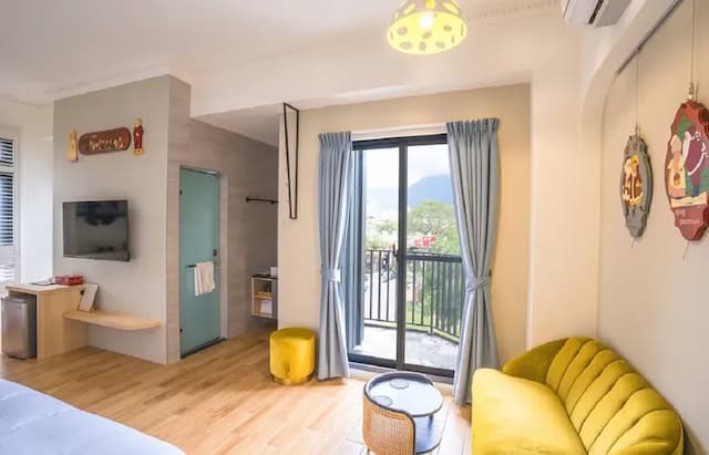 綠道74民宿-山景四人房-3