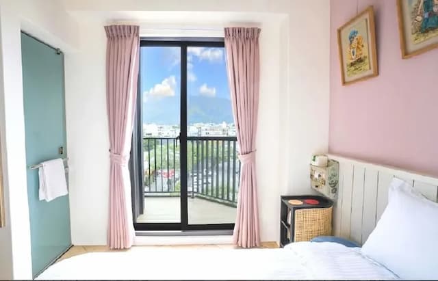 綠道74民宿-鄉村山景二人房-2