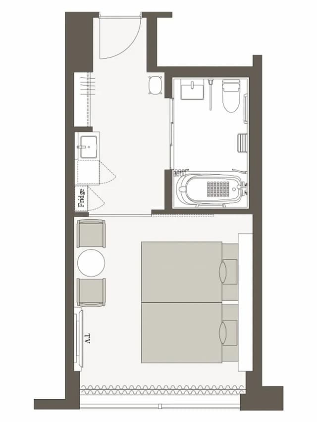 三井花園飯店 京都三條普米爾｜大浴場/京都文化博物館對面/烏丸御池站步行4分-無障礙雙床房｜可帶不佔床兒童(0-5歲) 2位【不挑房】-2
