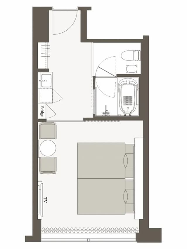 三井花園飯店 京都三條普米爾｜大浴場/京都文化博物館對面/烏丸御池站步行4分-豪華雙床房｜可帶不佔床兒童(0-5歲) 2位【不挑房】-4