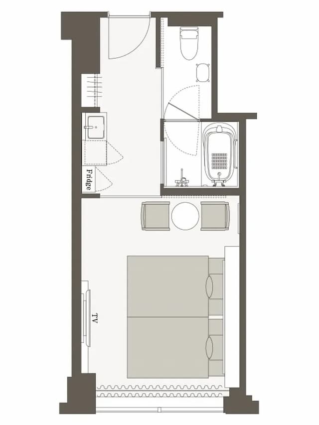 三井花園飯店 京都三條普米爾｜大浴場/京都文化博物館對面/烏丸御池站步行4分-高級雙床房｜可帶不佔床兒童(0-5歲) 2位【不挑房】-2