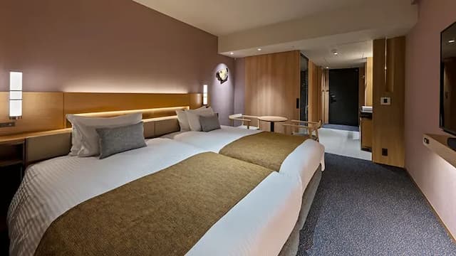 三井花園飯店 京都三條普米爾｜大浴場/京都文化博物館對面/烏丸御池站步行4分-高級雙床房｜可帶不佔床兒童(0-5歲) 2位【不挑房】-3