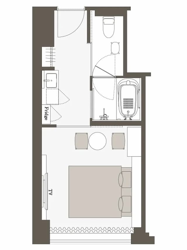 三井花園飯店 京都三條普米爾｜大浴場/京都文化博物館對面/烏丸御池站步行4分-高級加大雙人床房: 無附設洗衣機｜可帶不佔床兒童(0-5歲) 1位【不挑房】-3