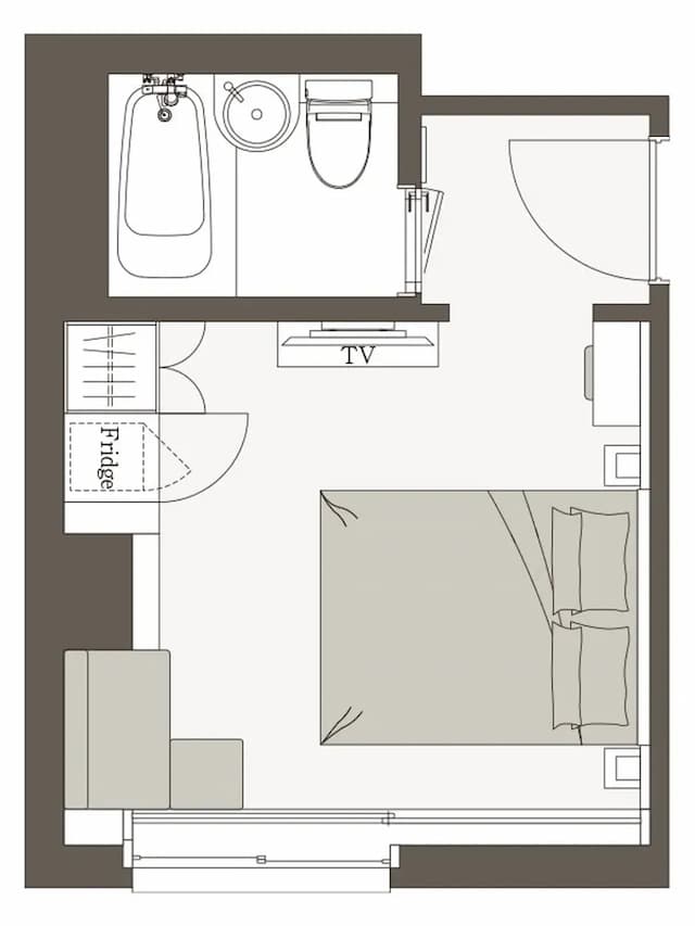 三井花園飯店 京都新町 別邸｜大浴場/烏丸御池站步行7分-舒適加大雙人床房｜可帶不佔床兒童(0-5歲) 1位【禁菸，不挑房】-3