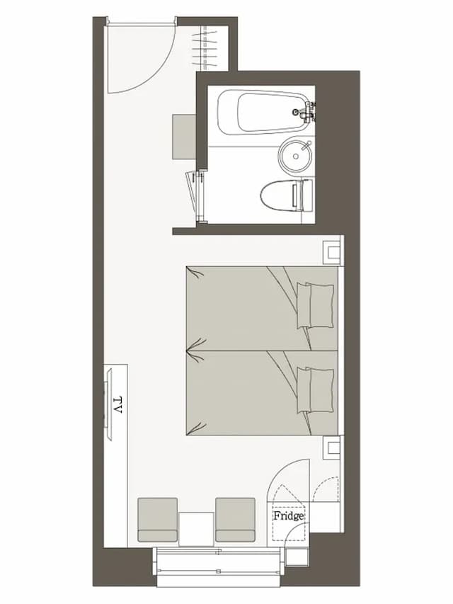 三井花園飯店 京都新町 別邸｜大浴場/烏丸御池站步行7分-標準雙床房｜可帶不佔床兒童(0-5歲) 2位【禁菸，不挑房】-3