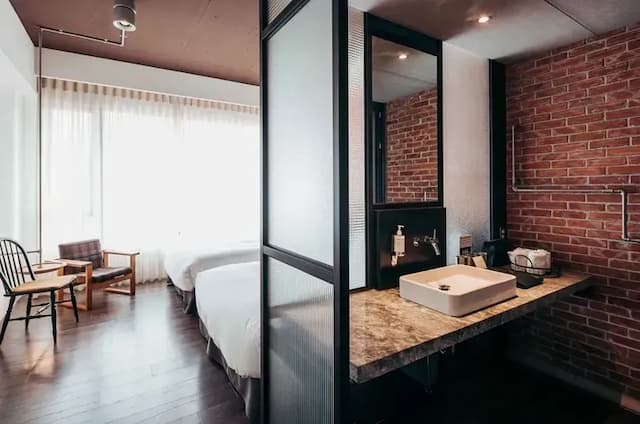 【高鐵假期】 台南 U.I.J 友愛街旅館2日自由行｜背包客房，近友愛商圈-【搭高鐵．送住宿】- 【搭高鐵．送住宿】友樂客房(1大床-不含早餐)-2