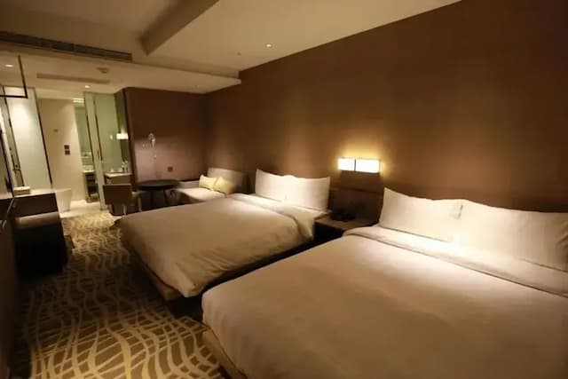 【高鐵假期】 台北德立莊酒店2日自由行｜近西門站、西門商圈-【常態促銷】- 高級家庭房(2中床,對內窗-含早)-6