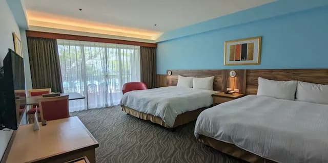 【High Speed Rail Holiday】2-Day Free Travel at Howard Beach Resort Kenting-[Regular Promotion] - Deluxe Twin Room (2 Queen Beds)-3