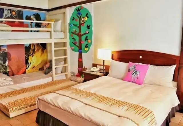 【High Speed Rail Holiday】 2-Day Free Travel in Kenting Yoho Resort-[Pre-order 29 days in advance] - [Pre-order 29 days in advance] New children's room/Chocolate family room (1 medium bed + 1 bunk bed/2 medium beds)-2