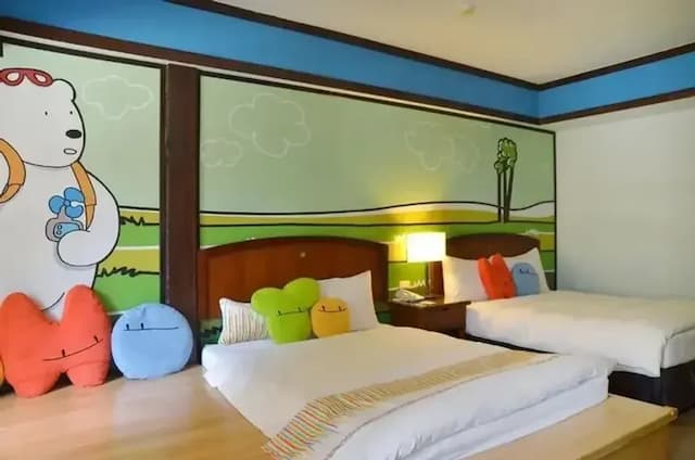 【High Speed Rail Holiday】 2-Day Free Travel in Kenting Yoho Resort-[Pre-order 29 days in advance] - [Pre-order 29 days in advance] New children's room/Chocolate family room (1 medium bed + 1 bunk bed/2 medium beds)-3