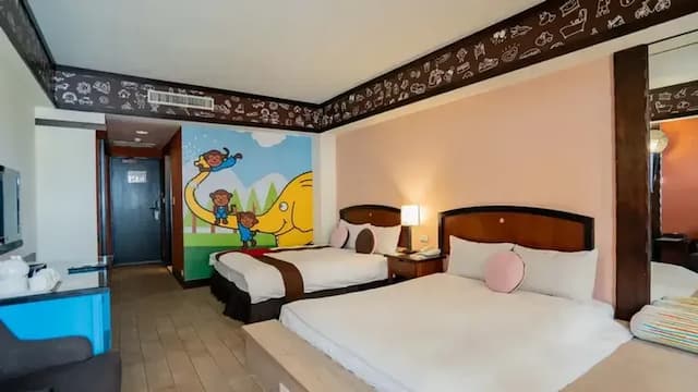 【High Speed Rail Holiday】 2-Day Free Travel in Kenting Yoho Resort-[Pre-order 29 days in advance] - [Pre-order 29 days in advance] New children's room/Chocolate family room (1 medium bed + 1 bunk bed/2 medium beds)-5