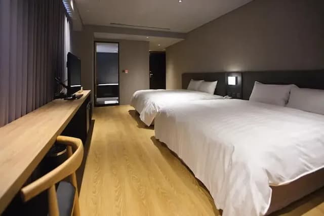 【高鐵假期】 嘉義觀止飯店2日自由行-【常態促銷】- 2025觀止家庭房(2大床)-3