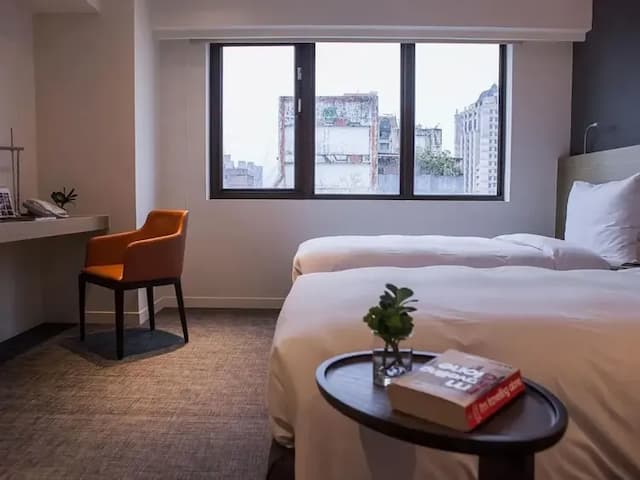 【High Speed Rail Holiday】 Royal Inn Taipei Linsen 2-Day Free Tour-Deluxe Twin Room-3