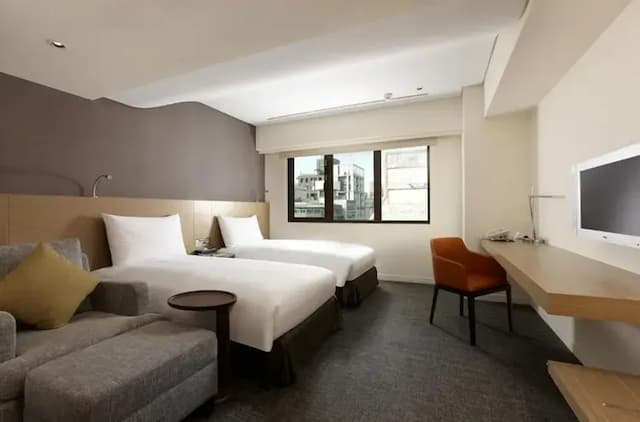 【High Speed Rail Holiday】 Royal Inn Taipei Linsen 2-Day Free Tour-Deluxe Twin Room-1