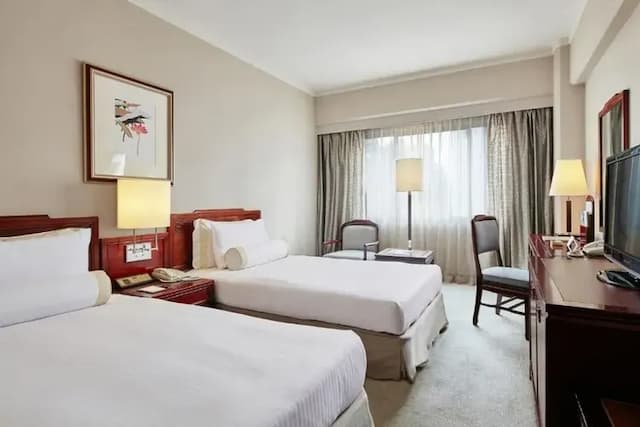 【高鐵假期】 台北福華大飯店2日自由行｜近忠孝復興、大安站，商務首選-【29天前預購優惠】- 【早鳥29天優惠】高級雙床房(2小床-含早)-1