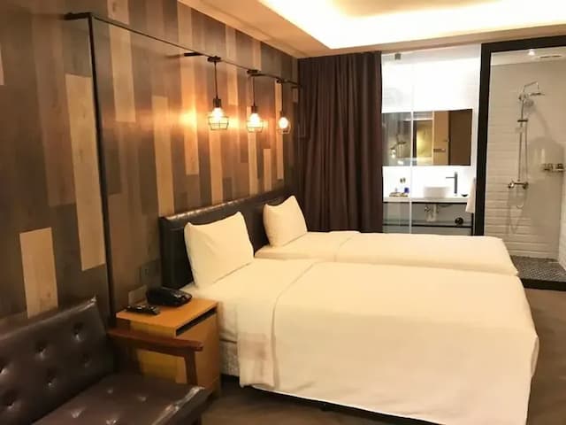 【High Speed Rail Holiday】 Taipei City Suites Beimen 2-Day Free Travel-[Regular Promotion] - Dadaocheng Room (2 small beds, no window - no breakfast)-3