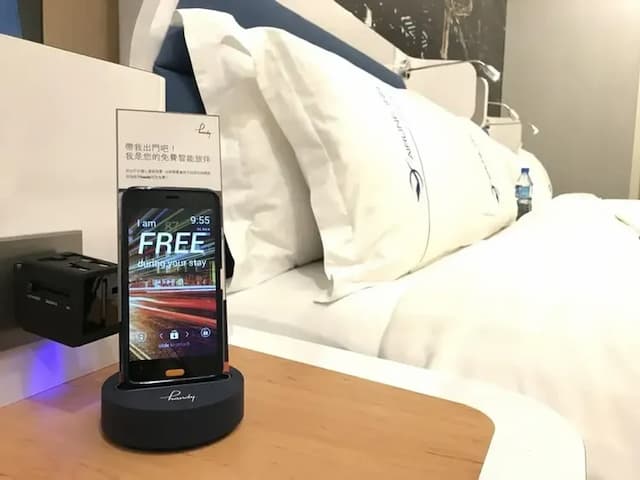 【高鐵假期】 台中頭等艙飯店綠園道館2日自由行｜近勤美綠園道，飛機客艙主題-【常態促銷】- 豪華四人房(2大床)-3