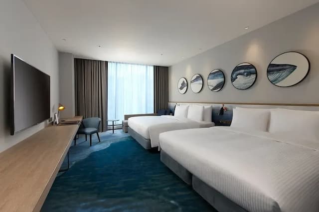 【High-speed Rail Holiday】 HOTEL COZZI． Taoyuan 2-day free travel-[29-day advance purchase discount] - [29-day early bird discount] Heyi Room (2 Queen Beds - Breakfast Included)-1