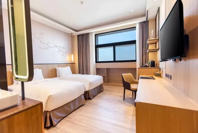 【高鐵假期】 彰化鹿港澄悅酒店2日自由行-【常態促銷】- 雅緻客房(1大床/2小床)-1