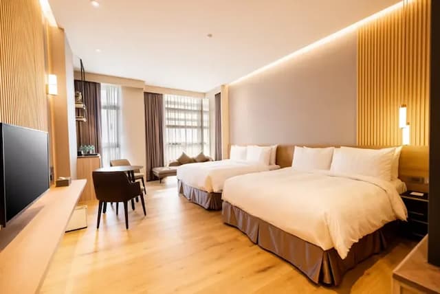 【高鐵假期】 彰化鹿港澄悅酒店2日自由行-【常態促銷】- 豪華家庭客房(含早餐)-1