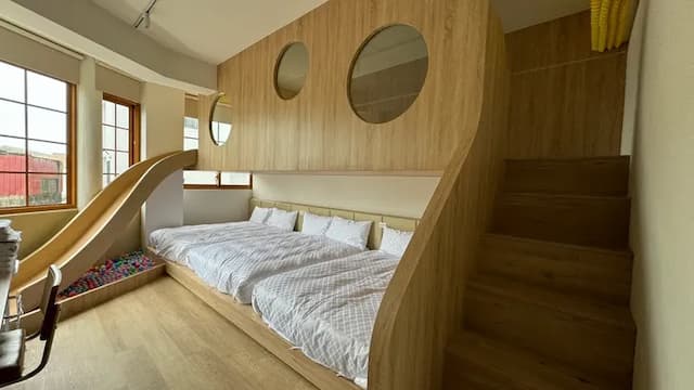 No.9 Hehe B&B-Japanese Slide Six-person Room - Shower-1