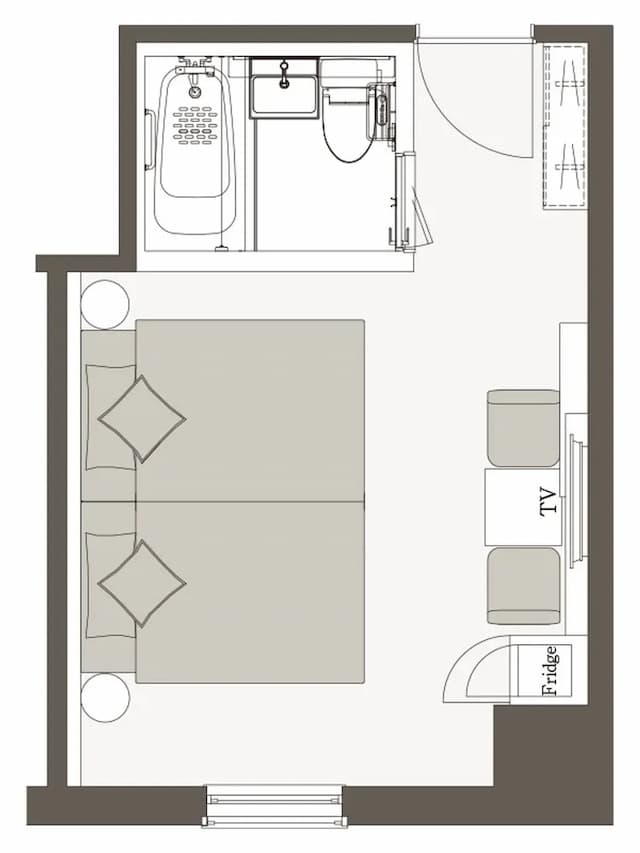 三井花園飯店 大手町｜神田站步行6分/一站至東京車站-標準雙床房｜可帶不佔床兒童(0-5歲) 2位【不挑房】-6