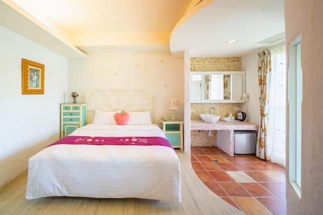 몽 샨 홈스테이 (Mong Shan Homestay)-Mountain View Double Room With Bathtub-8