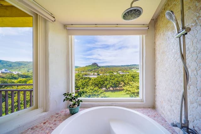 몽 샨 홈스테이 (Mong Shan Homestay)-Mountain View Double Room With Bathtub-11